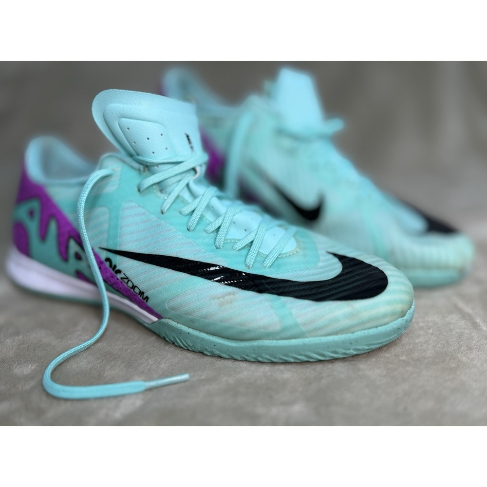 Nike Men's Air Zoom Mercurial Vapor Blue Soccer Sneakers Shoes Size 8
